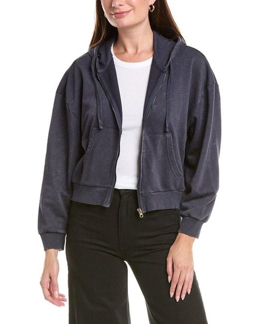 Chaser Brand Gray French Terry Abilene Zip-Up Jacket