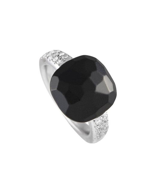 Pomellato Black 18K Diamond Ring (Authentic Pre-Owned)