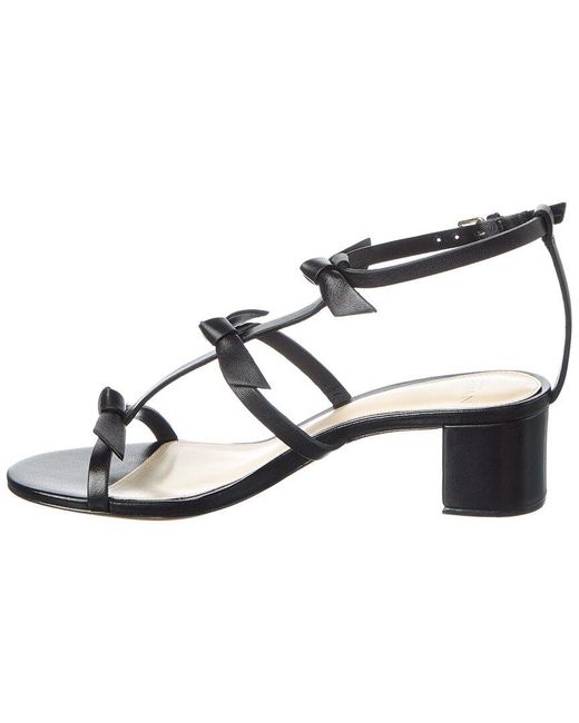 Alexandre Birman Metallic Slim Lolita 45 Leather Sandal