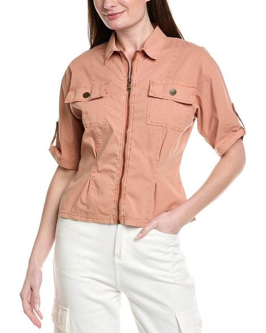 XCVI White Tammen Shacket