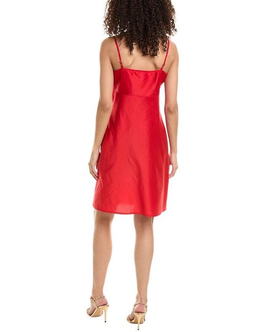 Frances Valentine Red Slip Dress