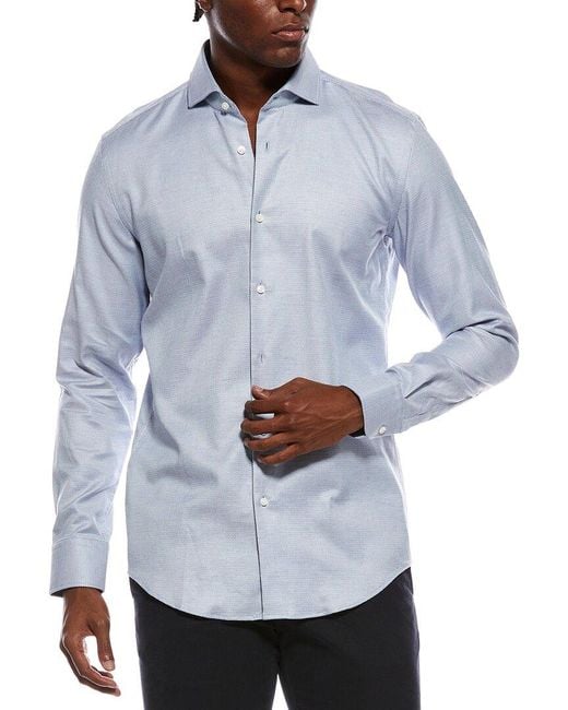 Boss Blue Boss Slim Fit Dress Shirt for men