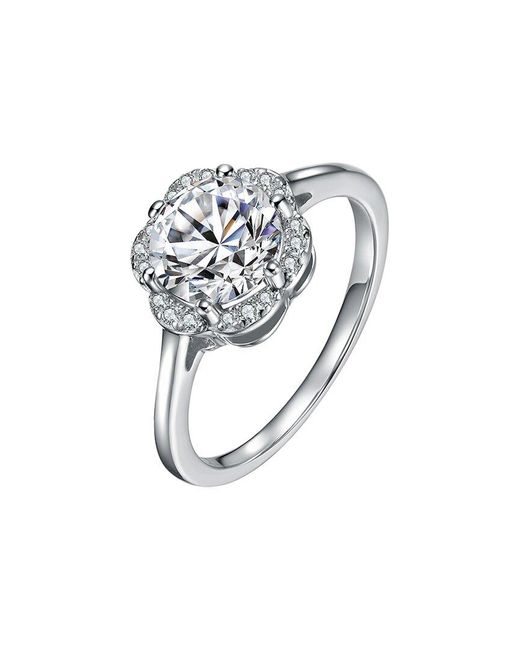 Genevive Jewelry White Engagement Ring