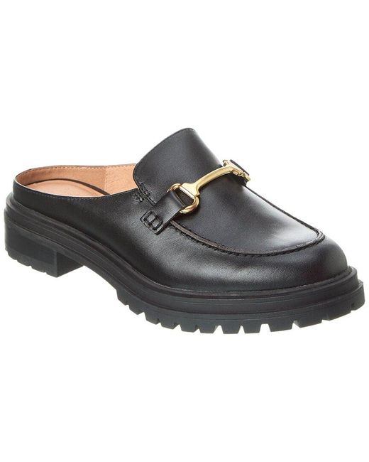 Madewell Black Hardware Leather Loafer