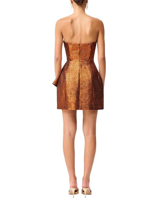 Elliatt Orange Sapphira Mini Dress