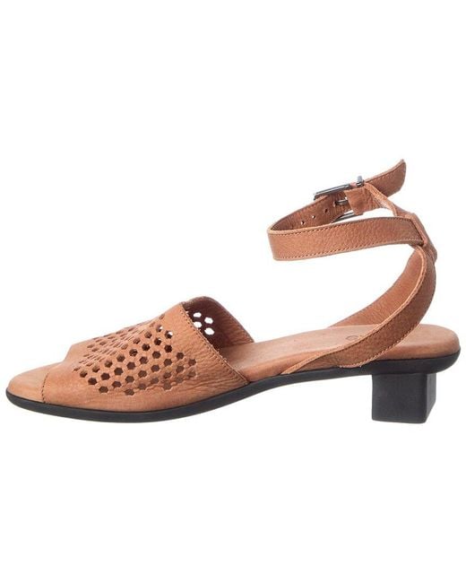 Arche Brown Obirho Leather Sandal