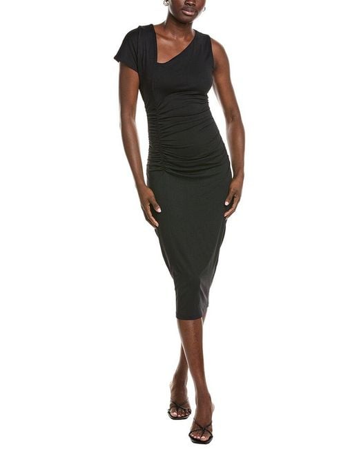 Susana Monaco Black One Arm Dolman Dress
