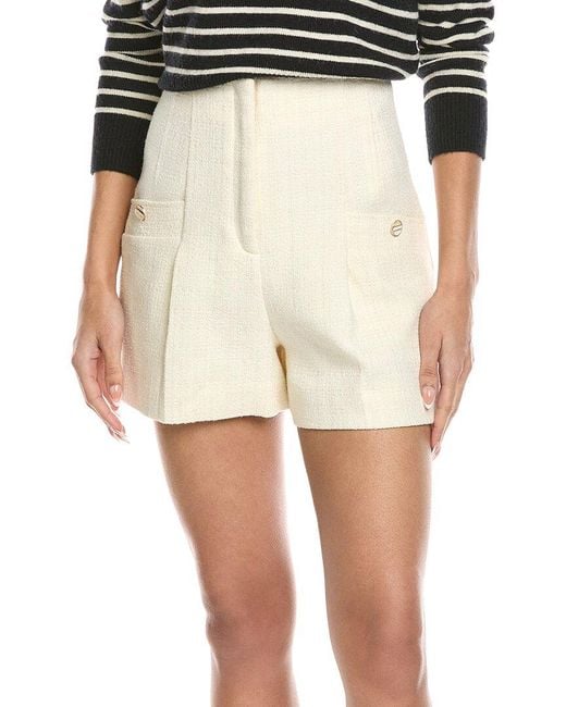 Sandro Natural Tweed Short