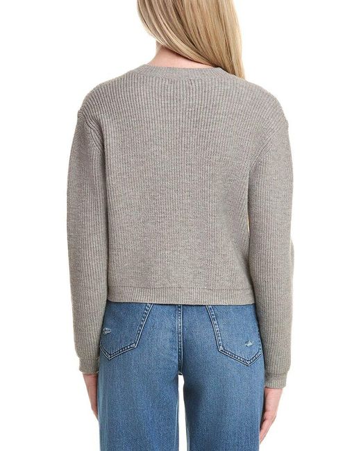 Lea & Viola Gray Bow Cardigan