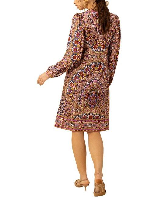 Hale Bob Brown Heaven Midi Dress