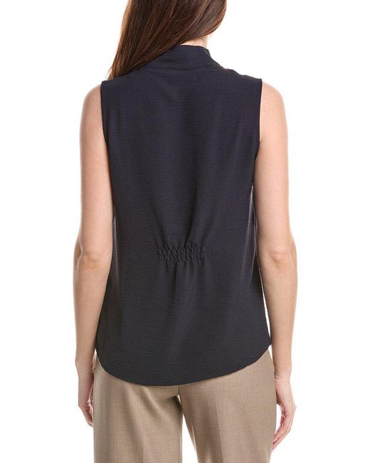 Renuar Black Woven Blouse