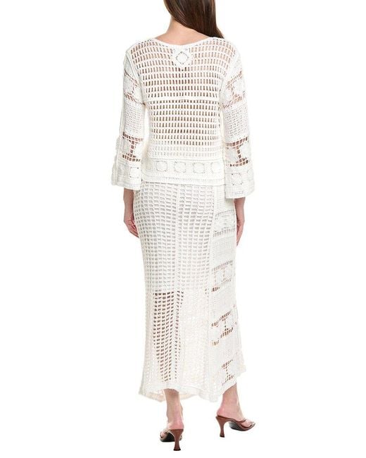 ANNA KAY White 2Pc Olivia Lace Top & Maxi Skirt Set