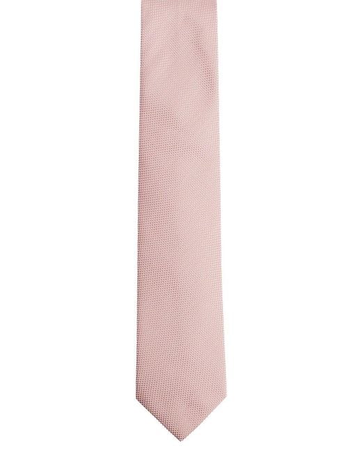 Reiss Pink Ceremony Silk-Blend Tie for men