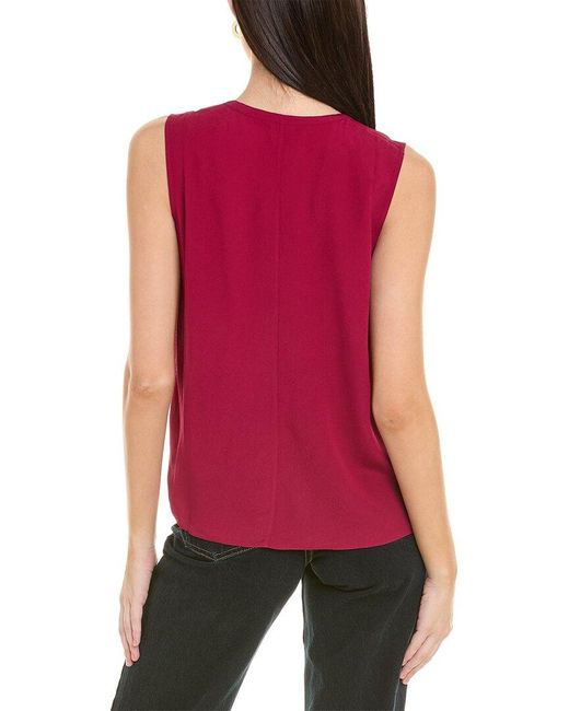 Brooks Brothers Red Pintuck Blouse