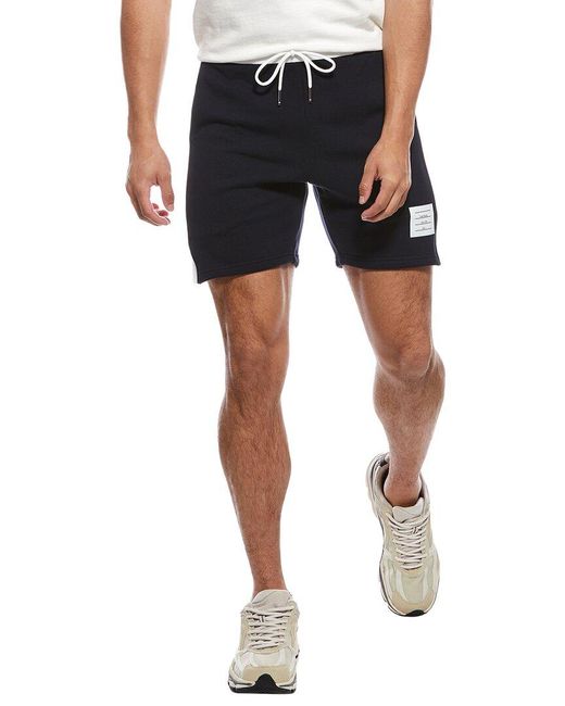 Thom Browne Black Classic Bar Short for men