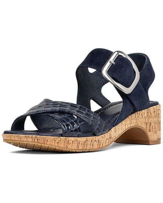 Donald J Pliner Blue Rolli Sandal