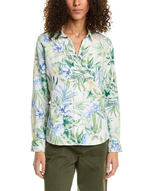 Tommy Bahama Green Tropical Retreat Linen Shirt