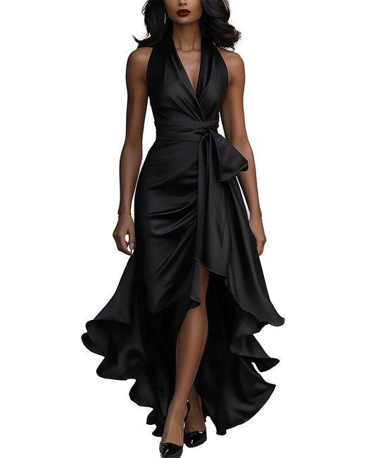 Dilireba Black Maxi Dress