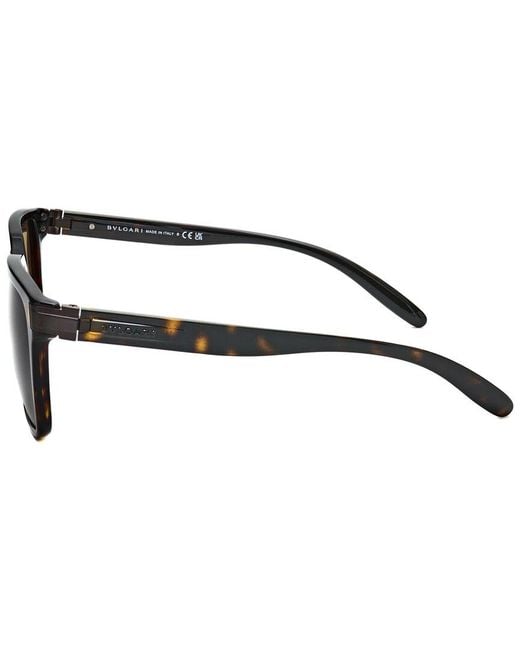 BVLGARI Brown Bv7036 56Mm Sunglasses