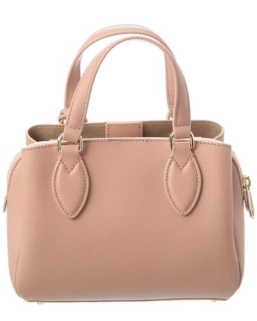 Furla Pink Minerva Leather Mini Bag