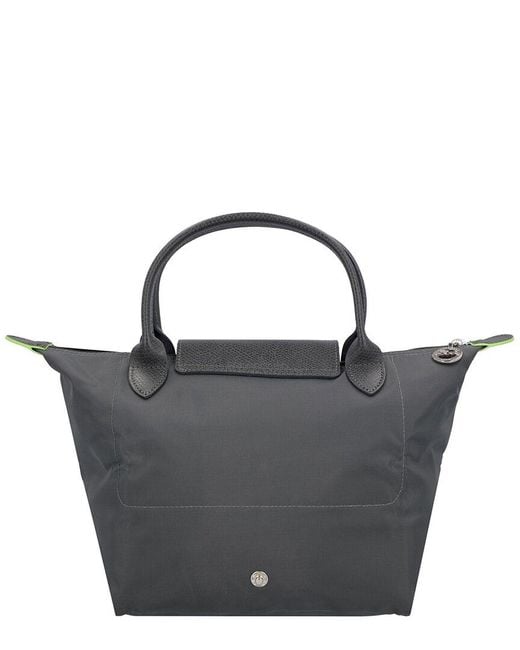 Longchamp Blue Le Pliage Green Small Canvas Bag