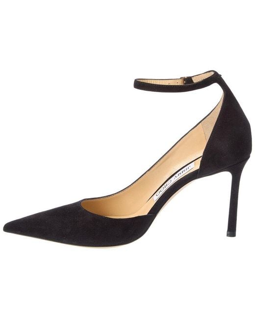 Jimmy Choo Blue Suede Pump