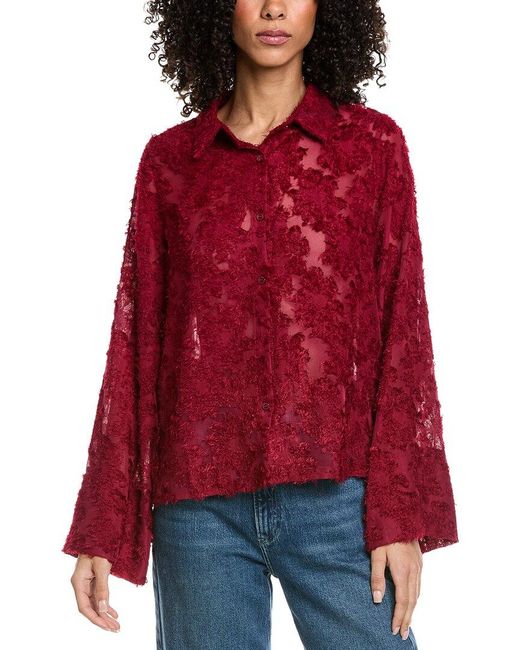 ANNA KAY Red Claudio Fleur Shirt