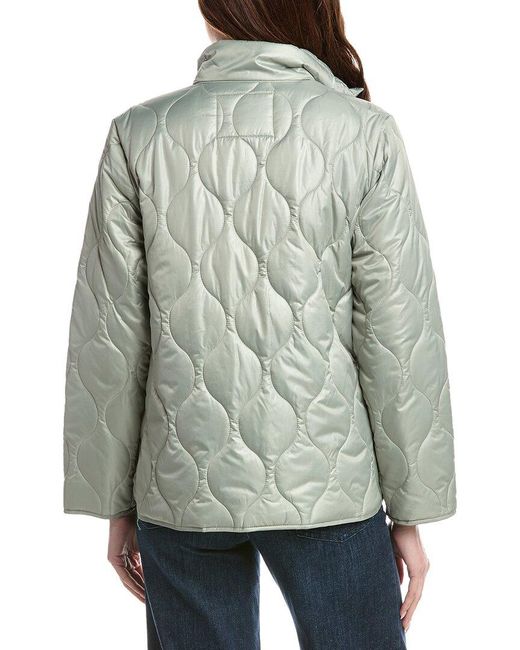 Sam Edelman Gray Stand Collar Bomber Jacket