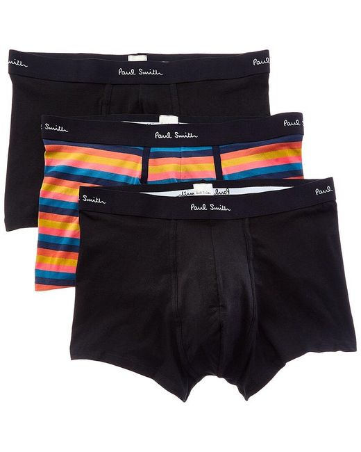 Paul Smith Blue 3Pk Trunk for men