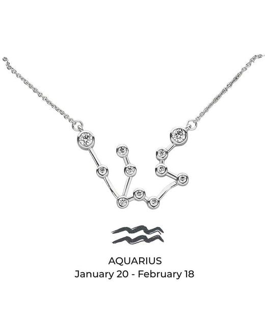Sterling Forever Multicolor Cz When Stars Align' Constellation Necklace