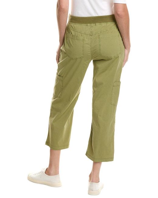 XCVI Green Leopold Crop Pant