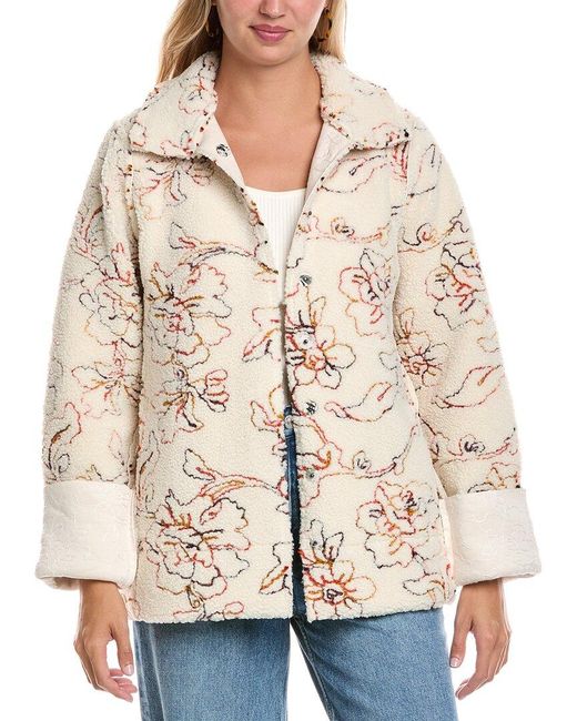 Johnny Was Natural Arcane Reversible Coat