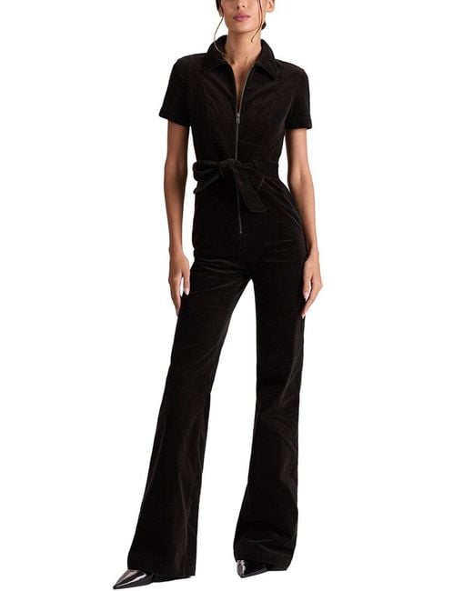 Alice + Olivia Black Gorgeous Wide Leg Jumpsuit