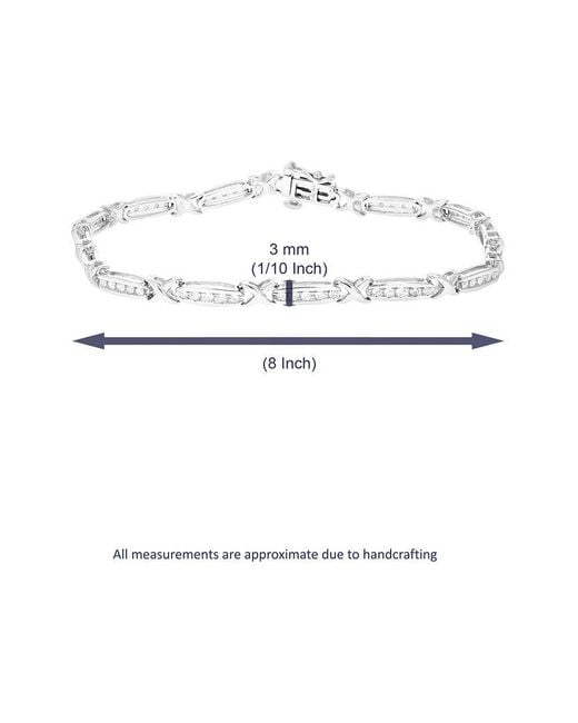 Amairah White 1.20 Ct. Tw. Lab-Grown Diamond Tennis Bracelet