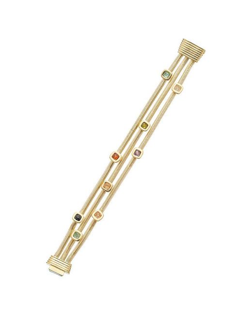 Juvell Metallic 18K Plated Topaz Bracelet