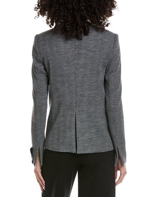 Boss Gray Boss Jemma2 Wool-Blend Jacket
