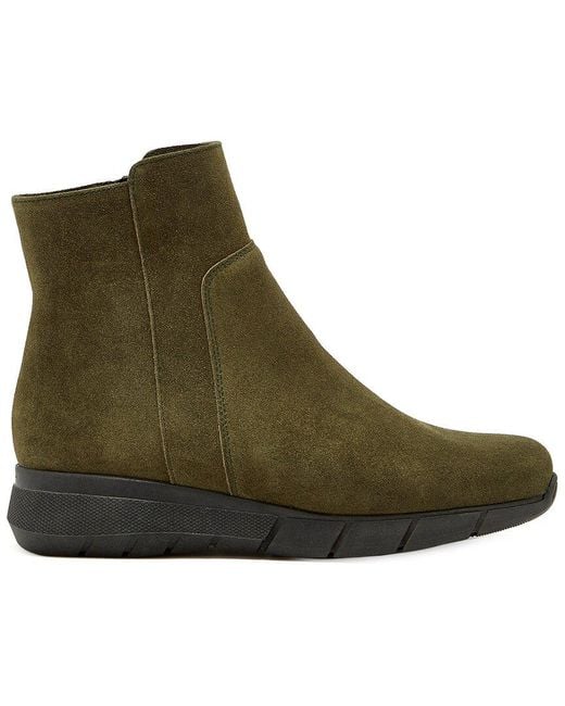 La Canadienne Green Vira Suede Boot