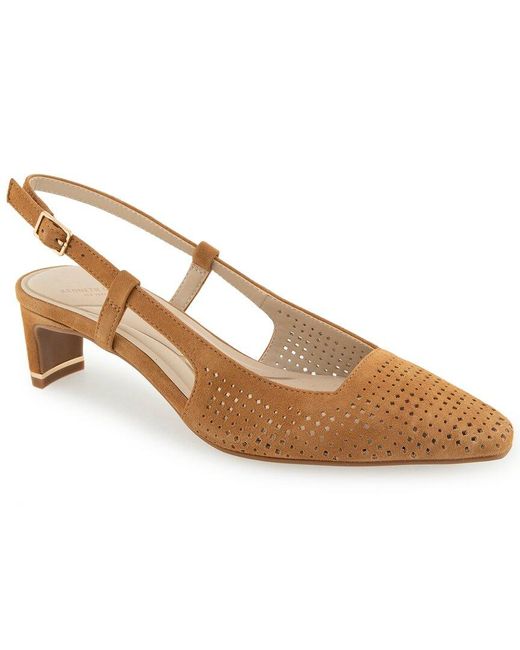 Kenneth Cole Brown Marbella Suede Pump