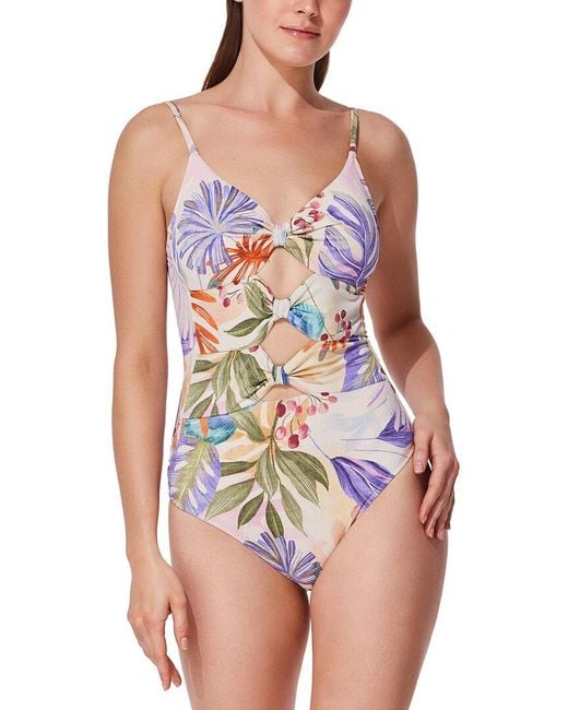 Gottex Multicolor Chery Blossom One-Piece