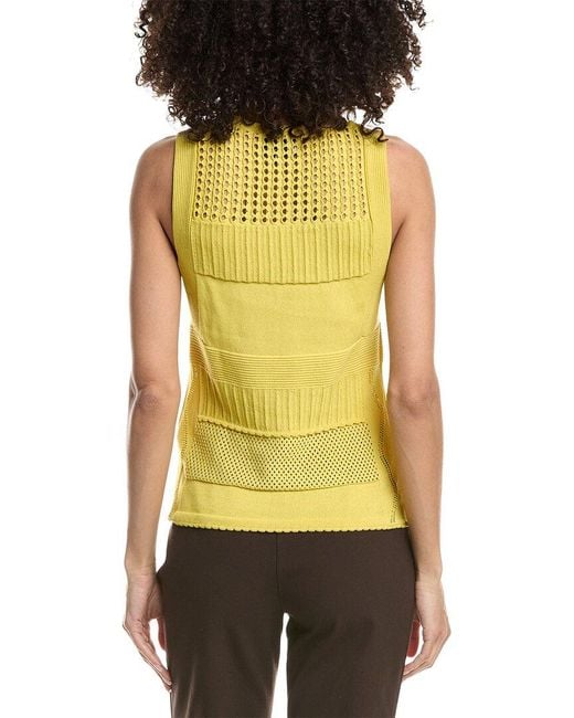 3.1 Phillip Lim Yellow Pointelle Shell