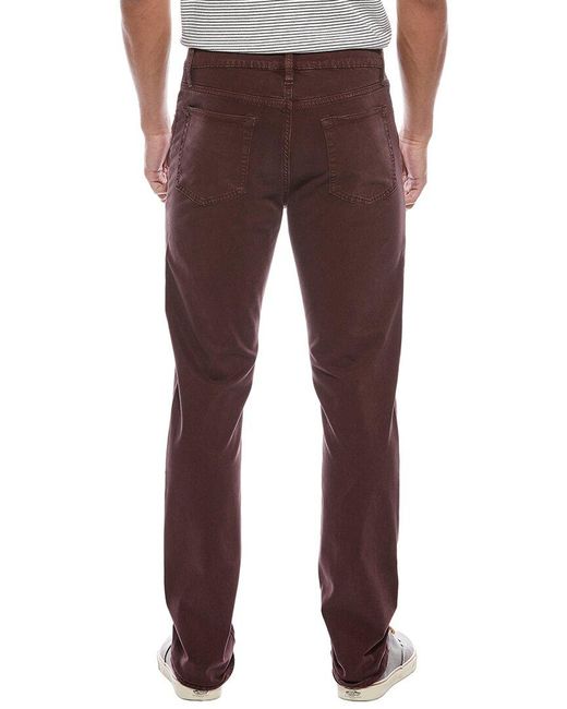 FRAME Brown Frame Dark Burgundy Modern Straight Jean for men