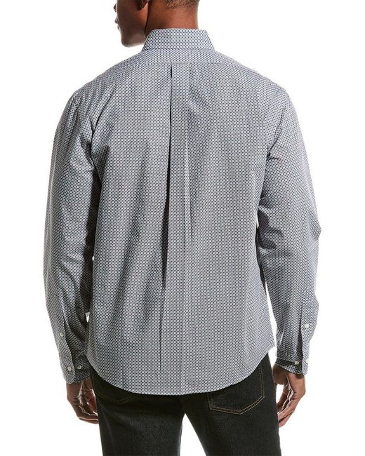Brooks Brothers Gray Pop Print Woven Shirt for men