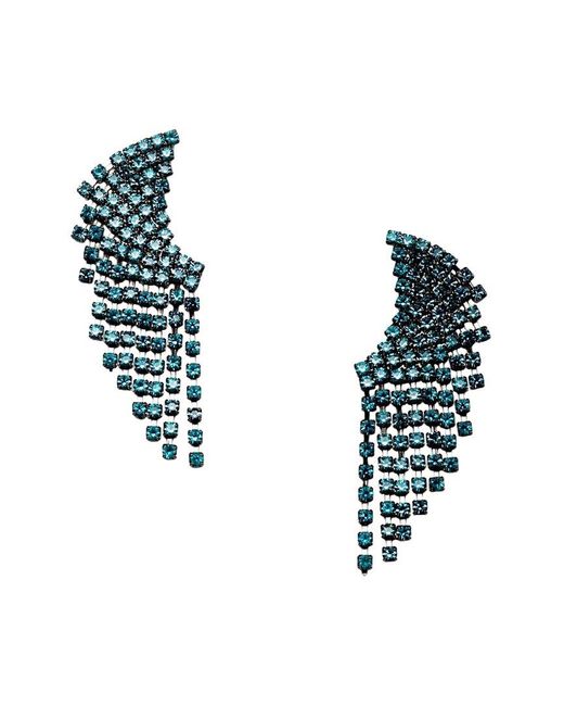 Elizabeth Cole Blue Chandelier Earrings