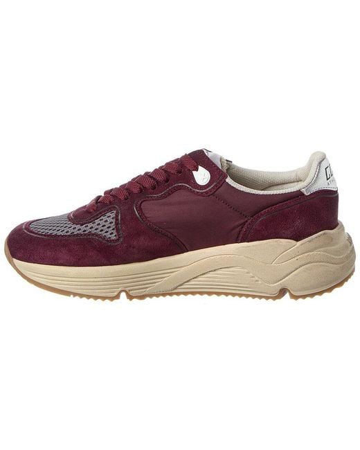 Golden Goose Deluxe Brand Purple Running Sole Suede & Mesh Sneaker