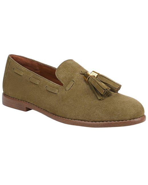 Franco Sarto Brown L-Hartlie Leather Loafer