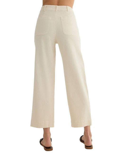 Bella Dahl Natural Wide Leg Crop Pant
