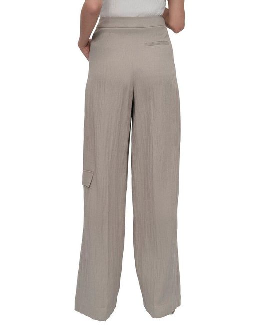 DKNY Gray Weathered Twill Cargo Pant