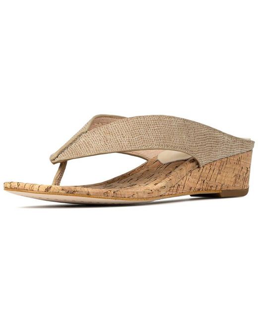 Donald J Pliner White Vylette Leather Sandal