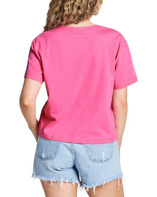 Life Is Good. Pink Crusher Boxy Tee