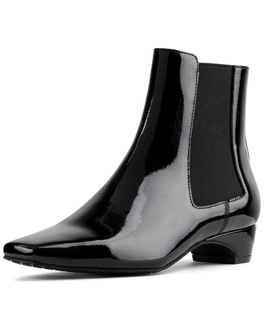 Donald J Pliner Black Oleana Leather Bootie